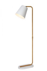 Stehlampe aus Massivholz, Wohnzimmer Lampe mit Holz, Stehlampe mit Stativ aus Holz