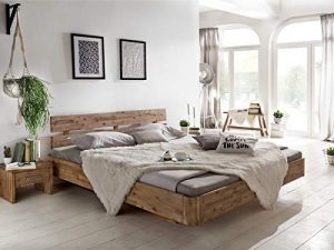 Holzbett, Massivholz Bett, Bett aus Holz, Bettgestell aus Holz, Massivholz Bettgestell